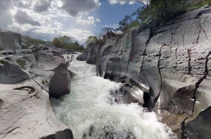 Cascate dell’Alcantara a Castiglione di Sicilia